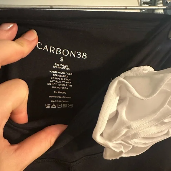 NWT Carbon38 Rosette Legging in Melt High Rise Black - S - Picture 11 of 11